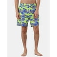thumbnail image 1 of Reebok Men's & Big Men's Swim Trunks with Compression Liner and UPF 50+, 7" Inseam, Sizes S-3XL, 1 of 5