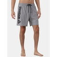 thumbnail image 1 of Reebok Men's & Big Men's Swim Trunks with Compression Liner and UPF 50+, 7" Inseam, Sizes S-3XL, 1 of 5