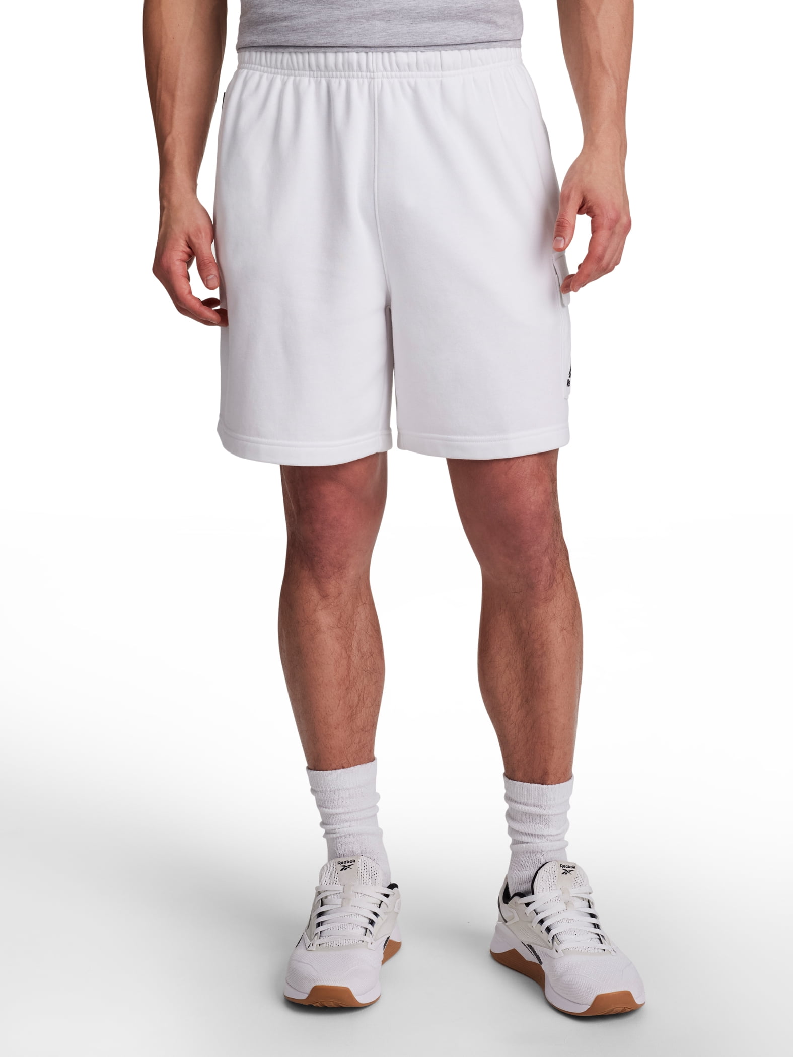 Reebok Men's and Big Men's League Knit Cargo Short, 7" inseam, Sizes XS-5XL