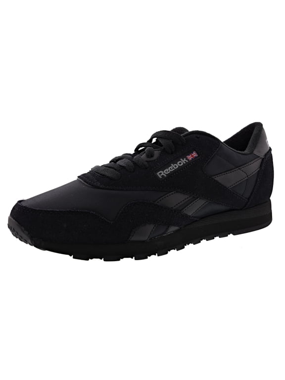 Mens Classic Nylon Sneaker 9.5 Black/Pure Grey