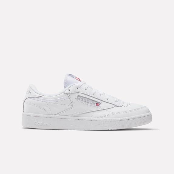 Reebok AR0455: Men's Club C 85 Fashion International-White/Sheer Grey Sneaker (10 D(M) US Men)