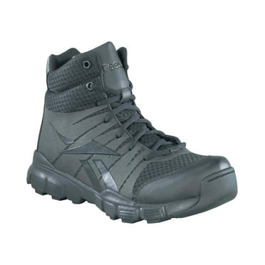 Reebok Men's Dauntless Tactical Side-Zip Work Boot Black 6.5 EE  US