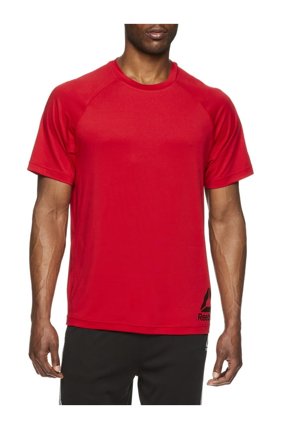Men's Duration Quick Dry Short Sleeve Athletic T-Shirt, Up to Size 5XL