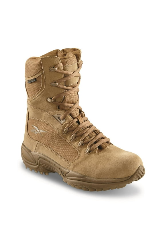 Men's ERT Waterproof Side-zip Tactical Boots Coyote 10D (Medium)