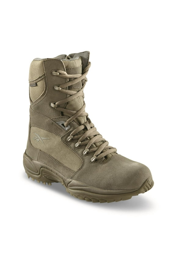 Men's ERT Waterproof Side-zip Tactical Boots Sage 8.5D (Medium)