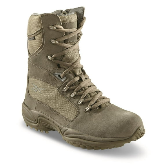 Reebok Men's ERT Waterproof Side-zip Tactical Boots Sage 9.5 2E (Wide)