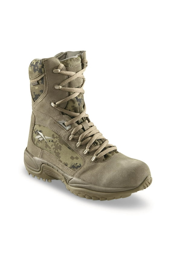 Men's ERT Waterproof Side-zip Tactical Boots Sage/Digi Camo 9D (Medium)