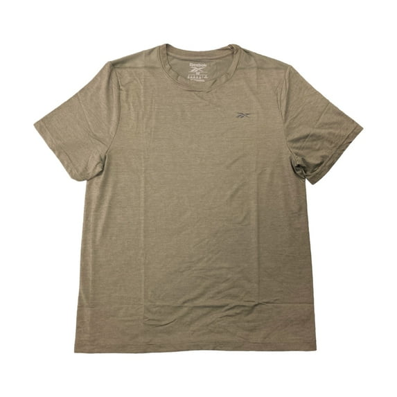 Reebok Men's Easy Fit SPEEDWICK Moisture Wicking Mesh Back Panel Active Tee (Army Green, L)