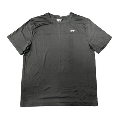 Reebok Men's Easy Fit SPEEDWICK Moisture Wicking Mesh Back Panel Active Tee (Black, S)