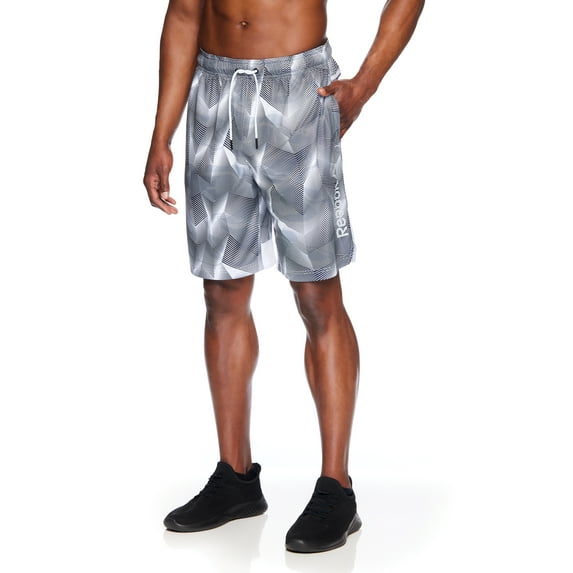 Reebok Men's End Line Performance Knit Training Shorts, 9" Inseam, up to Sizes 3XL