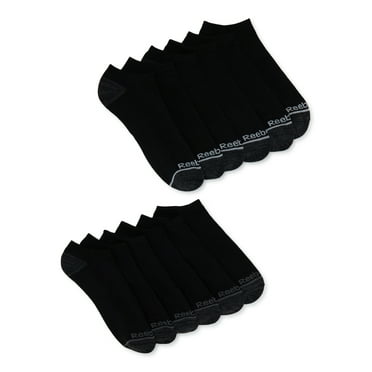 Reebok Men's Essentials Cushion Low Cut Socks, 12-Pack, Sizes 10-13