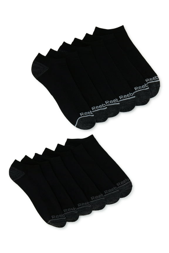 Men's Socks, Essentials Cushion Low Cut Socks, 12-Pack, Sizes 10-13