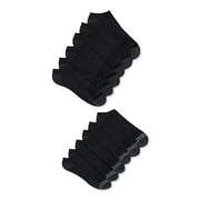 Reebok Men's Socks, Essentials Cushion No Show Socks, 12-Pack, Sizes 10-13
