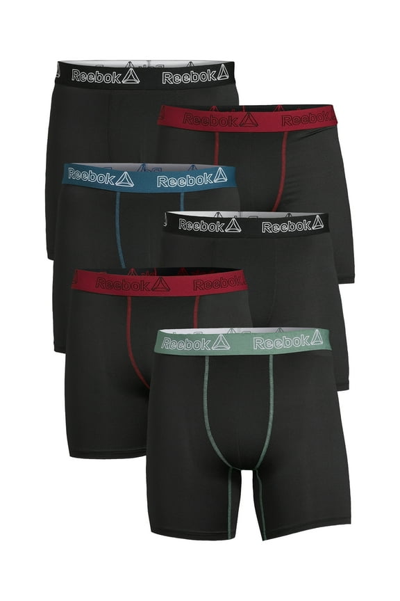 Men’s Underwear Featherweight Performance Boxer Briefs, Underpants, 6-pack