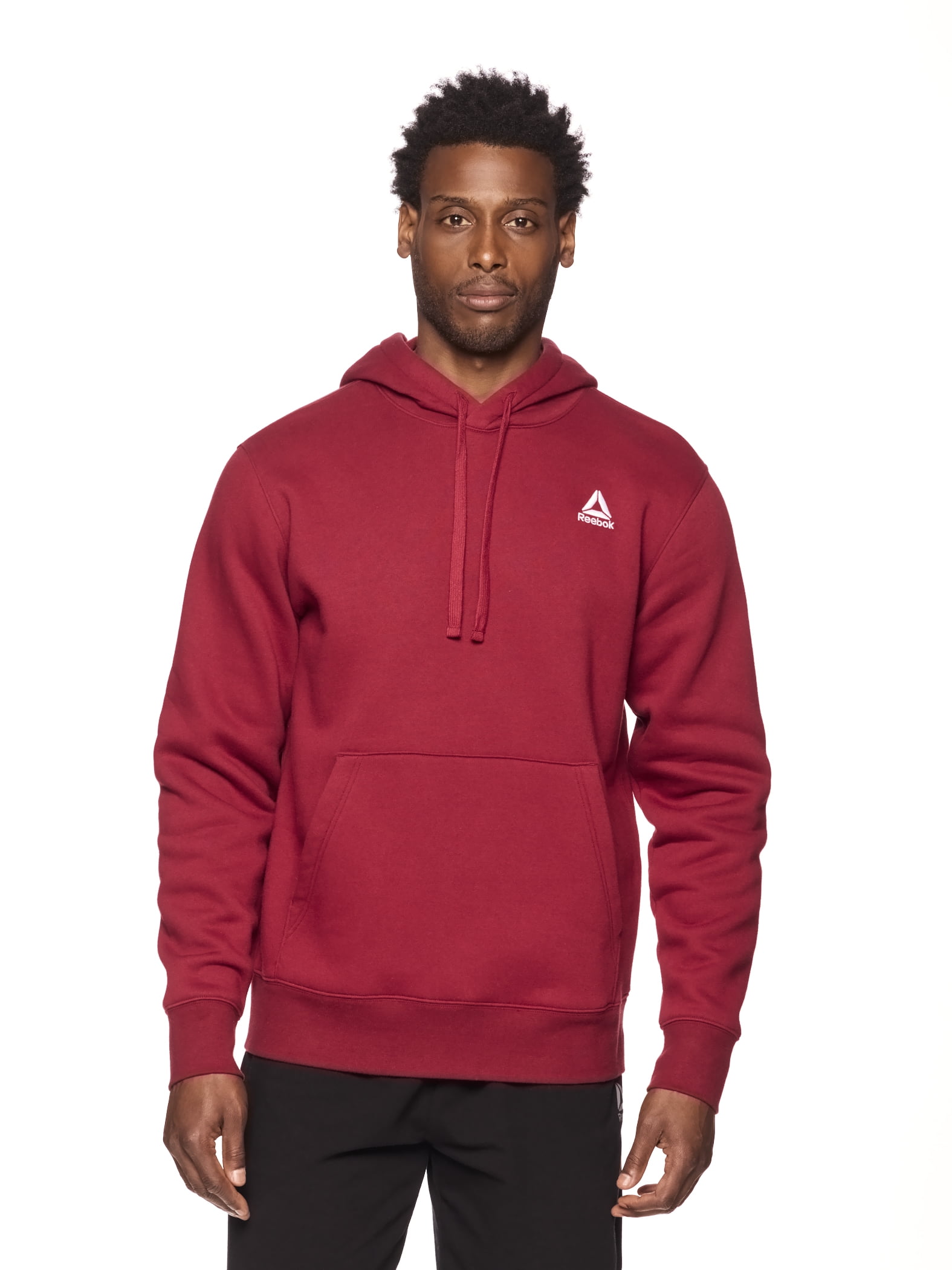Reebok Men s Big Men s Delta Logo Fleece Hoodie Sweatshirt Sizes S 3XL Walmart