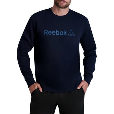 Reebok Men's Free Weight Crewneck Sweater, Up To Size 3XL