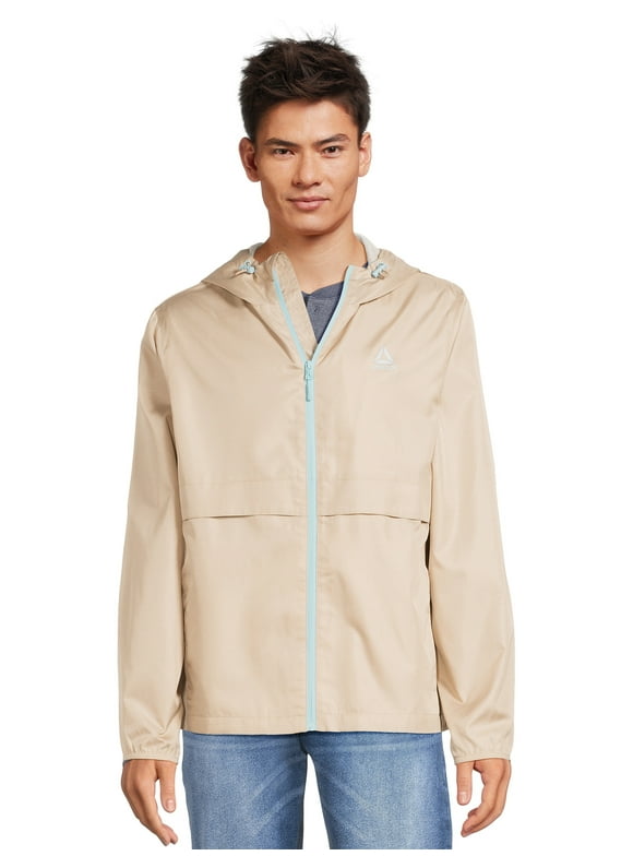 Reebok Men’s Full Zip Windbreaker Jacket, Sizes M-3XL
