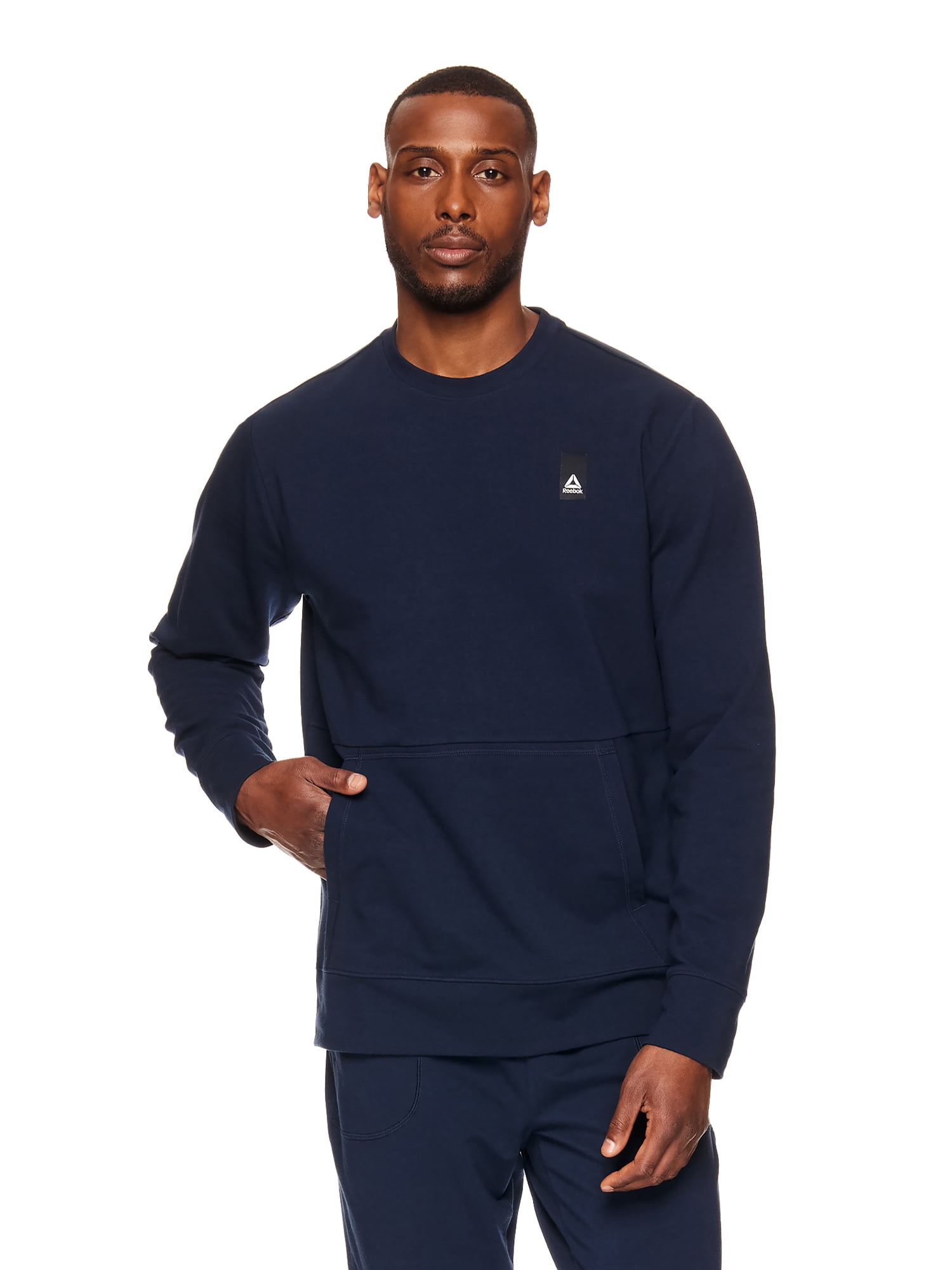 Reebok Men's Fundamental Crewneck Sweatshirt, up to Size 3XL 