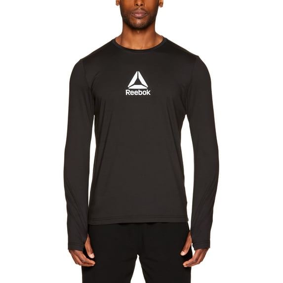 Reebok Men's Heathered Long Sleeve Tee