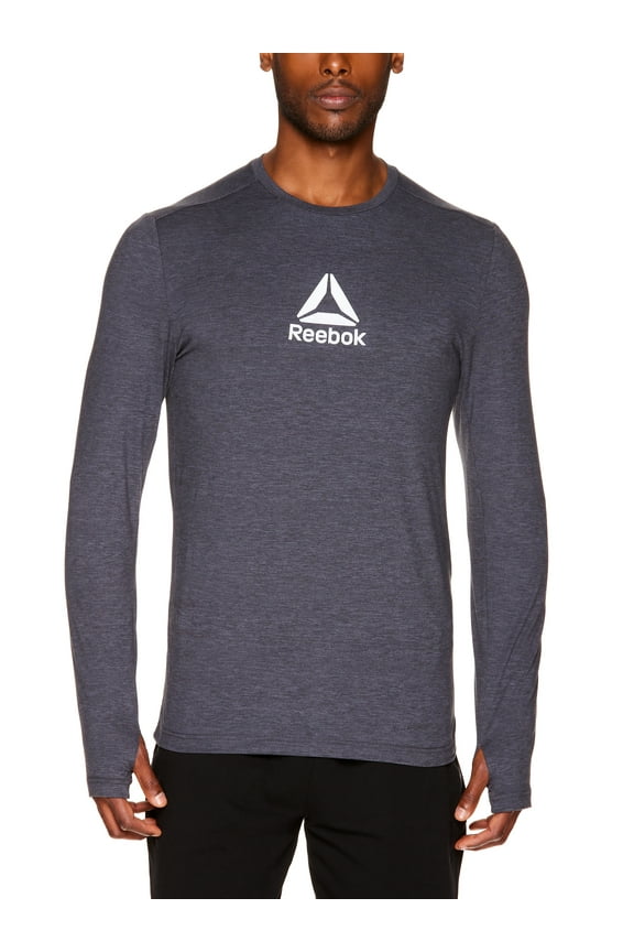 Men's Heathered Long Sleeve Tee