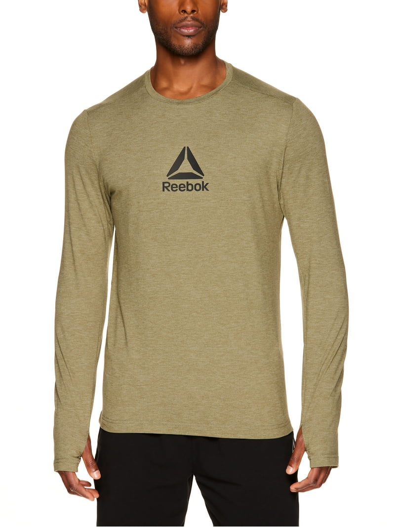 Reebok Men's Heathered Long Sleeve Tee - Walmart.com