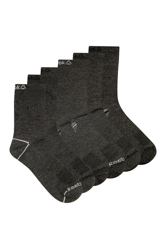 Men's Lightweight Mid Crew Socks, 6-Pack