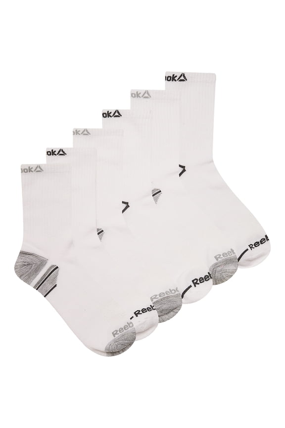 Men's Lightweight Mid Crew Socks, 6-Pack