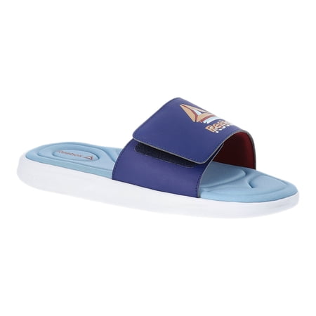 Reebok Men’s Memory Foam Slide Sandals with Adjustable Strap