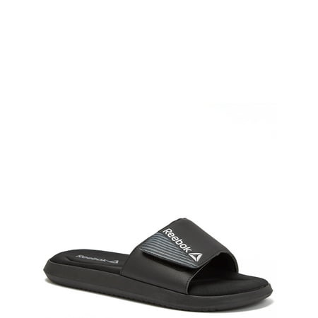 Reebok Men’s Memory Foam Adjustable Slide Sandals