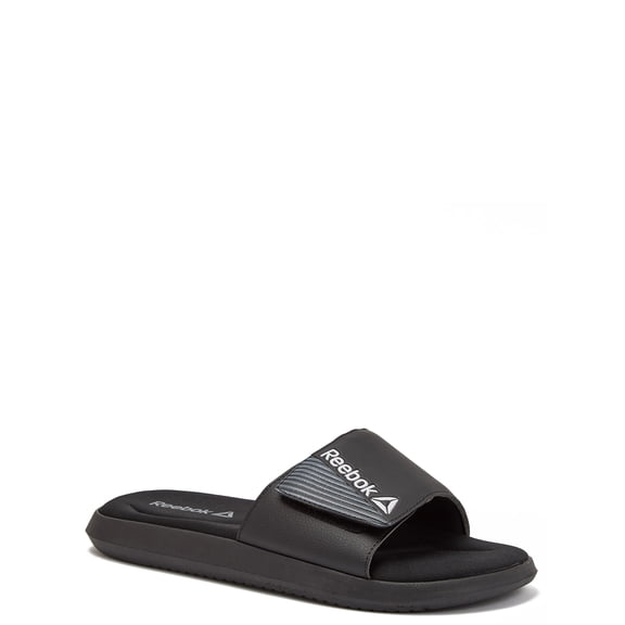 Reebok Men’s Memory Foam Adjustable Slide Sandals