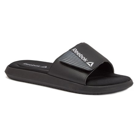 Reebok Men’s Memory Foam Adjustable Slide Sandals