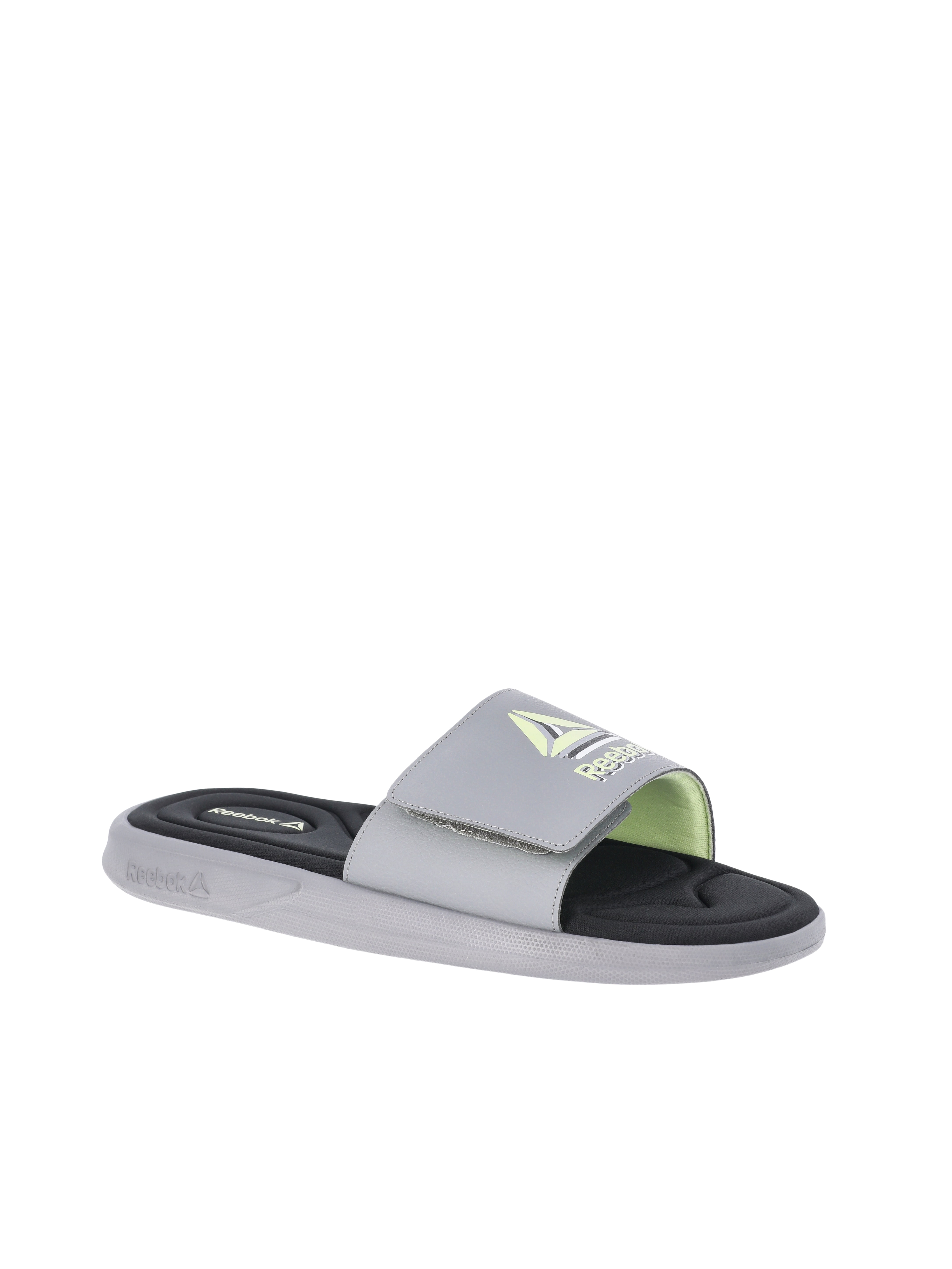 Chappal Flip Flops Memory Foam Mens Slides Reebok Men's Memory Foam Slide  Sandals With Adjustable Strap