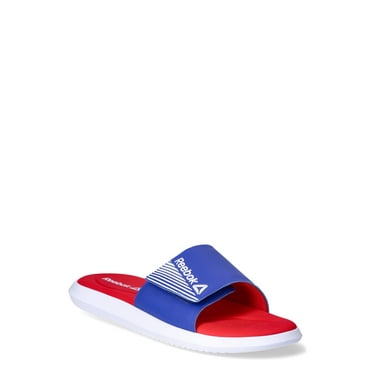 Reebok Men's Memory Foam Slide Sandals with Adjustable Strap, Sizes 7-13