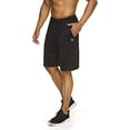 thumbnail image 1 of Reebok Men's Mesh Basketball Gym & Running Shorts w/Elastic Drawstring Waistband & Pockets - Point Guard Black, Medium, 1 of 4