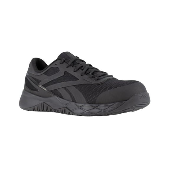 Reebok Men's Nanoflex Athletic Work Shoes Composite Toe Black 3 D(M) US