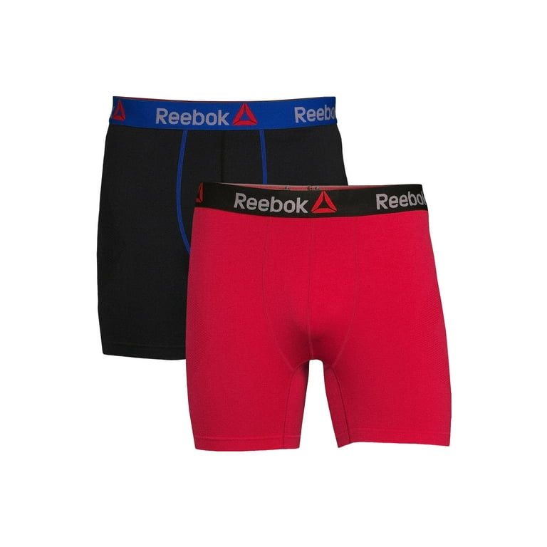 Reebok Men's Performance Boxer Briefs, 2-Pack, Sizes S-XL