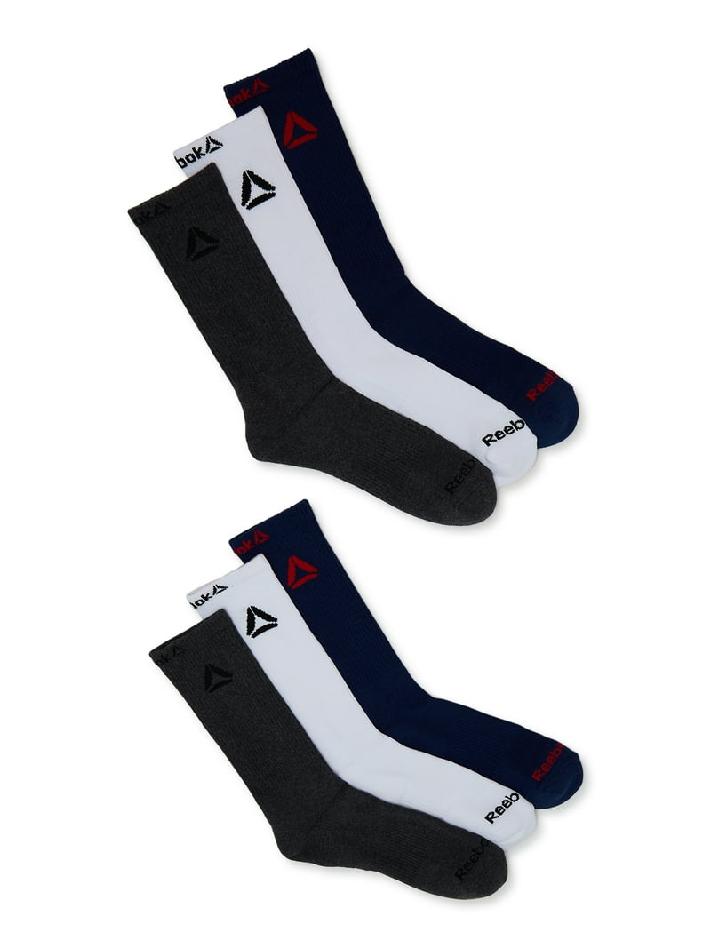 Crew Socks Reebok Tech Sock Run Shoes 3pk Womens 1/2 Terry Mid