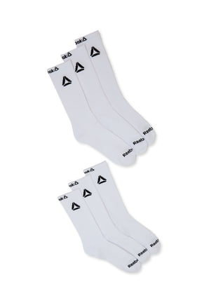 Men's Socks, Performance Cotton Blend Crew Socks, 6-Pack