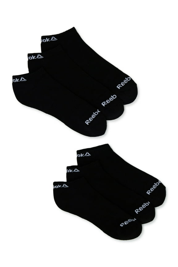 Men's Socks, Performance Cotton Blend Low Cut Socks, 6-Pack