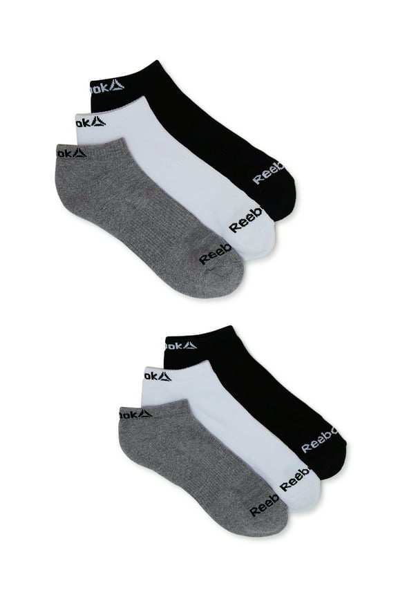 Men's Socks, Performance Cotton Blend Low Cut Socks, 6-Pack