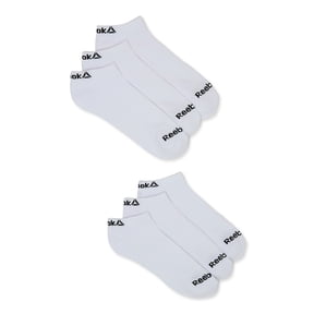Reebok Men's Socks, Performance Cotton Blend Low Cut Socks, 6-Pack