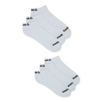 Reebok Men's Performance Cotton Blend Low Cut Socks, 6-Pack