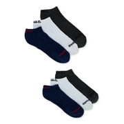 Reebok Men's Performance Cotton Blend No Show Socks, 6-Pack