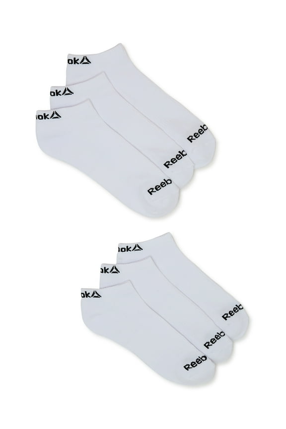 Men's Socks, Performance Cotton Blend No Show Socks, 6-Pack