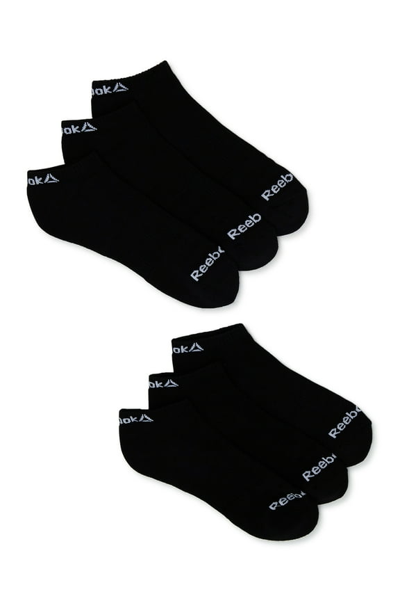 Men's Socks, Performance Cotton Blend No Show Socks, 6-Pack