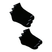 Reebok Men's Socks, Performance Cotton Blend Quarter Socks, 6-Pack