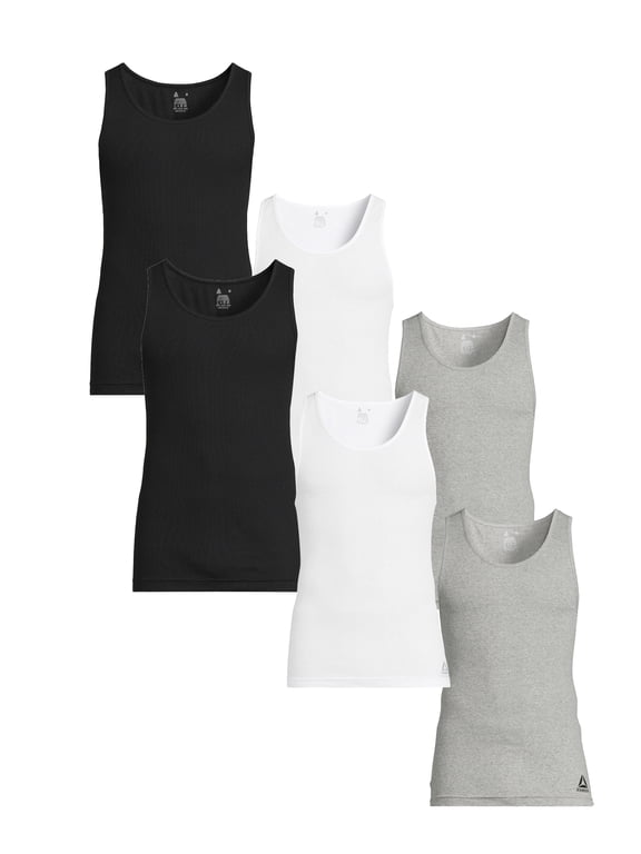 Men's Performance Cotton Tank Top, 6-Pack, Sizes S-2XL