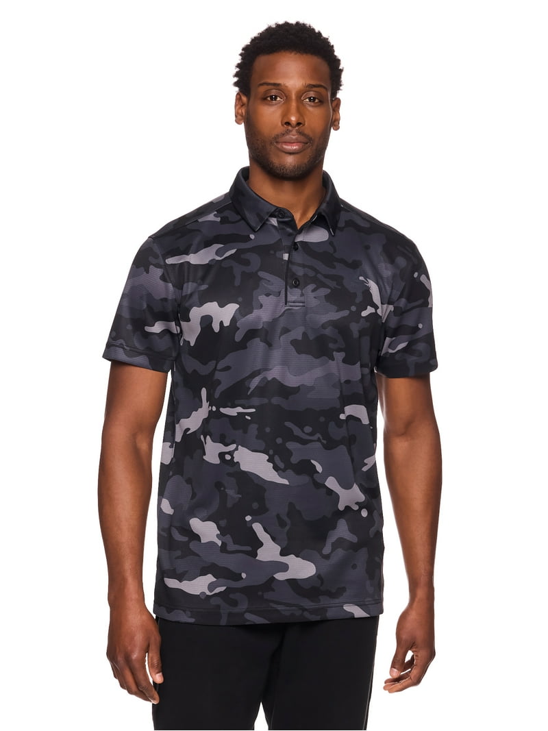 新品　BRIEFING MENS CAMO PRINT POLO ブラック BRIEFING - 【25SS】 MENS CAMO JQ POLO / カモフラ柄ジャカード