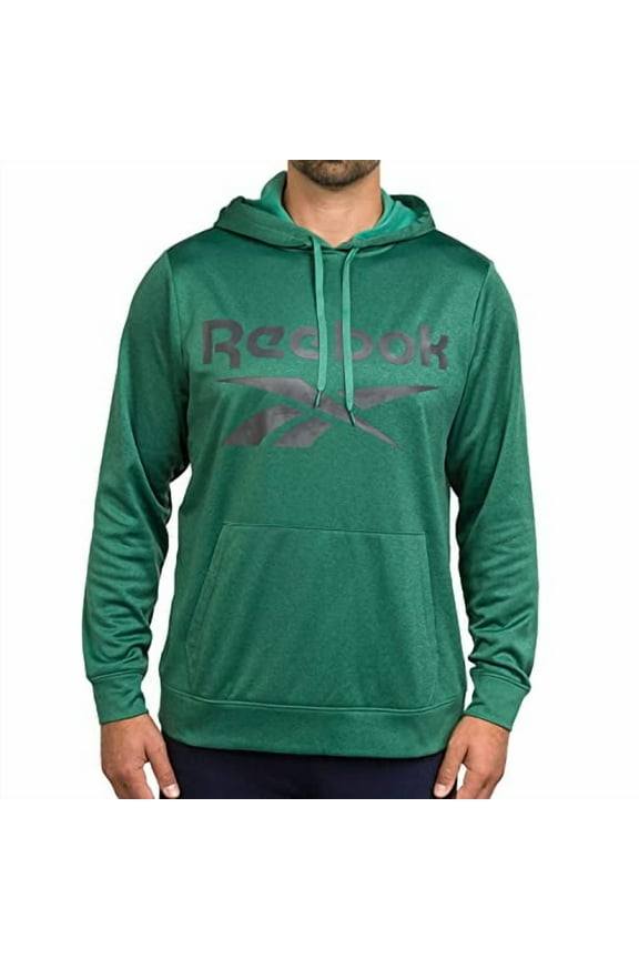 Men's Performance Pullover Hoodie - Bottle Green, Medium Men's Sport