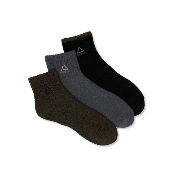 Reebok Men's Socks, Performance Super Soft Ankle Socks, 3-Pack